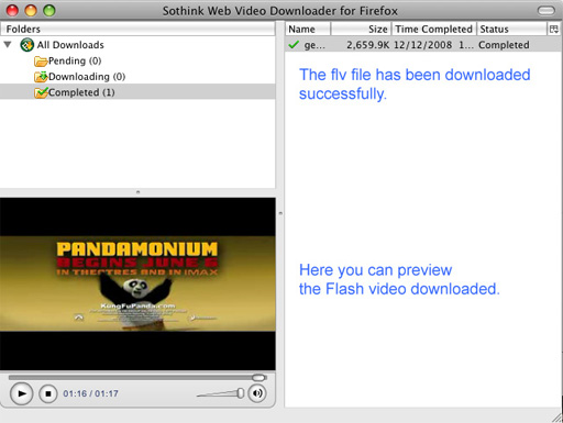 download flv file firefox